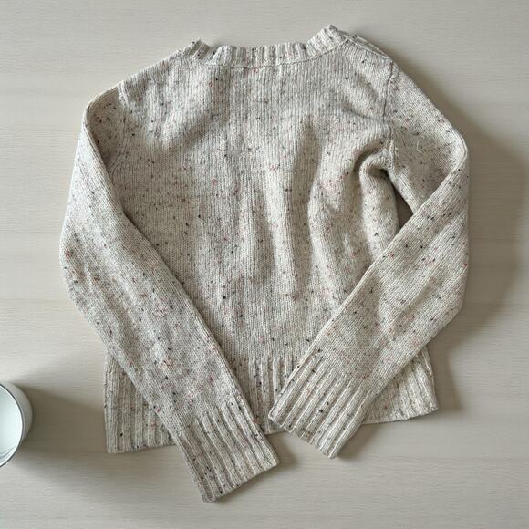 Anthropologie Charlie & Robin Sweater Knit Gold Buttons Large - Picture 2 of 7